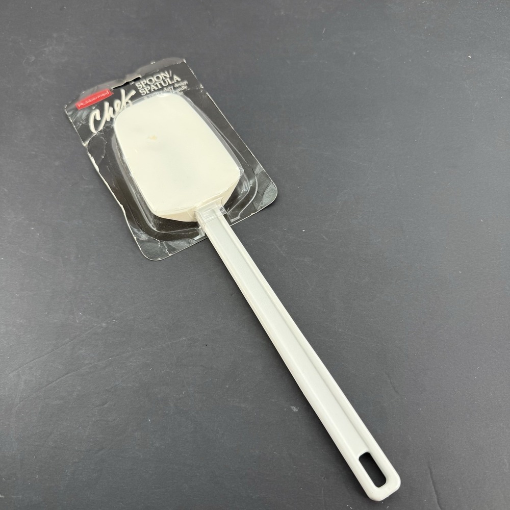Rubbermaid Chef Spoon Or Spatulas white 13.5" New Old Stock